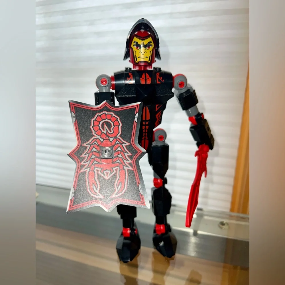 ⚔️Knights' Kingdom 8786 Vladek Complete Figure & Cards 37 40 42 Canister LEGO🛡️